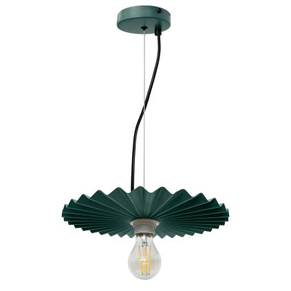 370018 toolight stropne svietidlo 1xe27 app1455 1cp zelena matna osw 02442