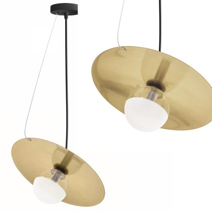 Toollight, plafoniera 1xG9 APP1417-CP, auriu-negru, OSW-02464