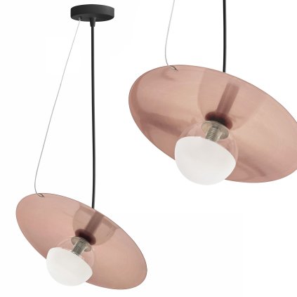 Toollight, plafoniera 1xG9 APP1418-CP, auriu roz-negru, OSW-02465