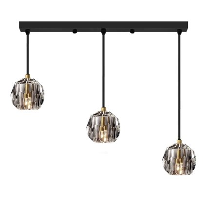 Toollight, pendanta de tavan 3xG9 APP587-3CP, negru, OSW-09758