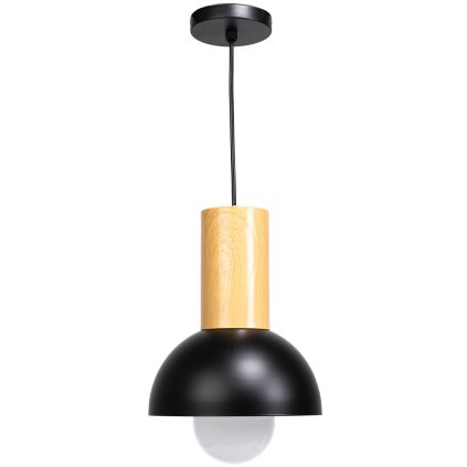 Instrument, lampă suspendată 1xE14 APP1083-1CP, negru-maro, OSW-08893