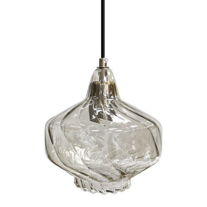 Toollight, lampă suspendată 1xE27 APP1121-1CP, negru-auriu, OSW-40101