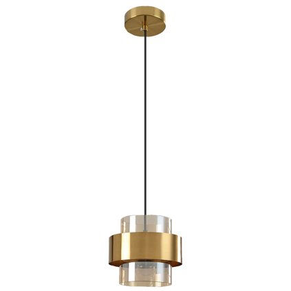 Instrument, lampă suspendată 1xE27 APP1236-1CP, auriu, OSW-40036