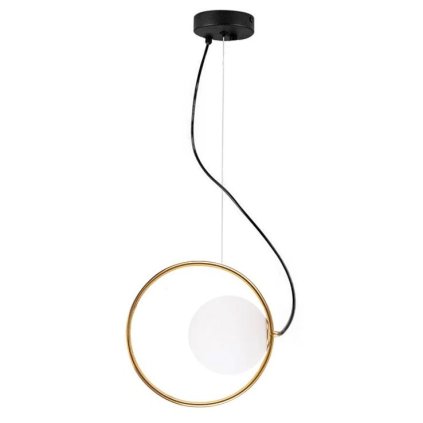 Instrument, lampă cu pandantiv 1xG9 APP1273-1CP, auriu, OSW-00950