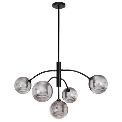 Instrument, lampă suspendată 5xG9 APP1021-5CP, neagră, OSW-05559