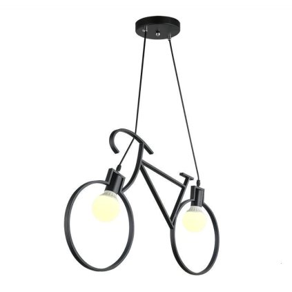Toollight, lampă suspendată pentru bicicletă APP216-2CP, neagră, OSW-00352