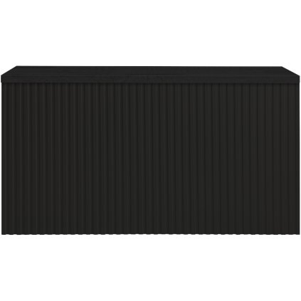 Tuana Merito, dulap de baie sub chiuveta 80x50x43 cm, negru mat, CER-TU-475961