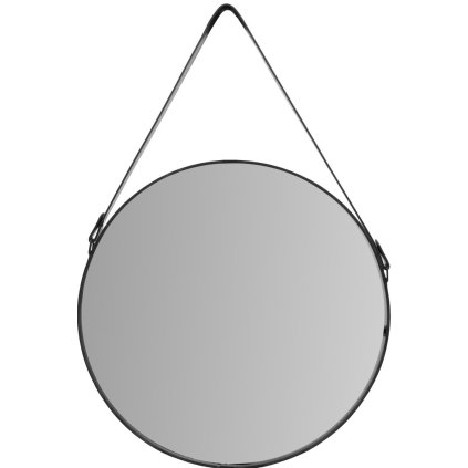 Tutumi, oglindă rotundă pe bandă 60 cm CFZL-MR060, negru, HOM-09000