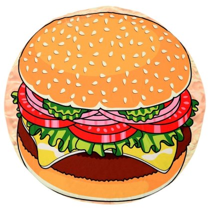 Tutumi, prosop de plaja 150cm, model hamburger, REC-02002