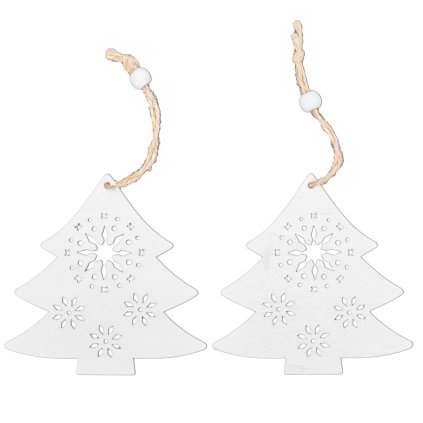 Tutumi, set brazi agățați 2 buc 300878, alb, CHR-08504