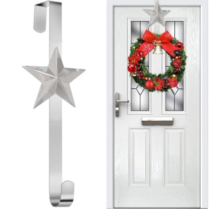 Tutumi, cuier pentru decorarea usii de Craciun 37cm, otel, CHR-08510