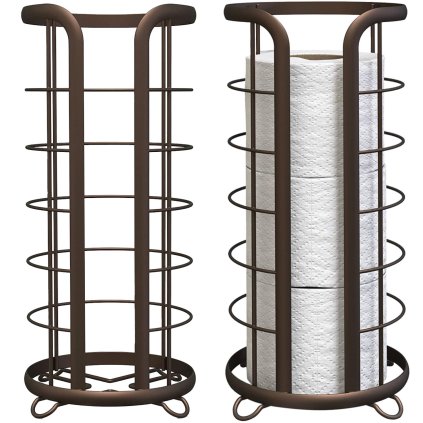 Tutumi, dozator de hartie igienica 322743, maro, REA-07013