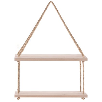 Tutumi, poliță suspendată 36x60x15 cm JZWJ05, lemn natural, HOM-02807