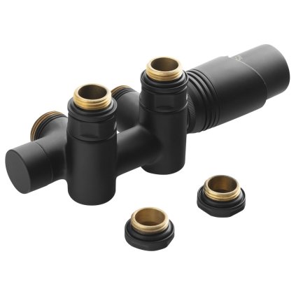 527161 bruckner wicher combi pripojovacia sada termostaticka pre stredove pripojenie 50mm cierna mat 600 331 6