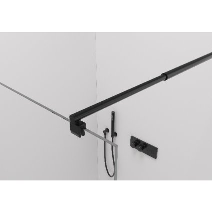 Cerano Onyx, bretele stabilizatoare rotunde telescopice 75-140 cm, negru mat, CER-CER-423397