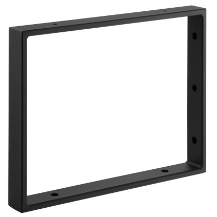527080 sapho podperna konzola 350x280x40mm lakovana ocel cierna matna 30375