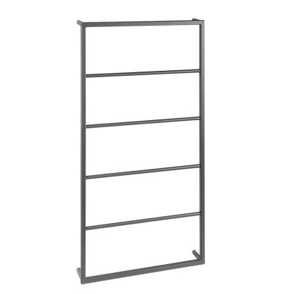 Sapho, suport pentru prosoape SKA montat pe perete 600x1150x100mm, mat negru, SKA502