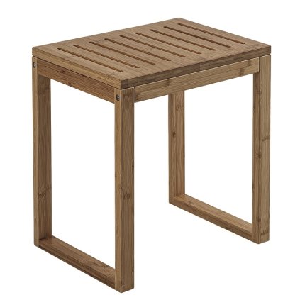 Gedy, HIMALAYA Scaun de baie, 39,5x44,3x29,5cm, bambus, 3072