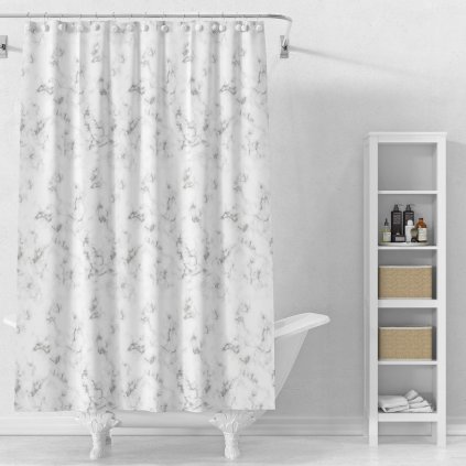 528859 aqualine sprchovy zaves 180x180cm vinyl mramor zv031