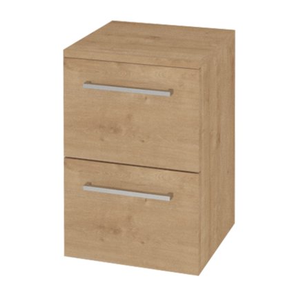 529225 12 mereo bino kupelnova skrinka 50 cm spodna biela dub mer cn624
