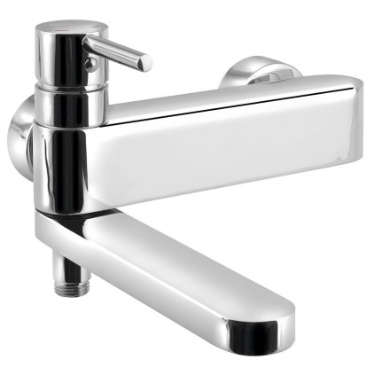 Sapho, baterie de baie de perete RHAPSODY, braț pivotant, crom, 5586