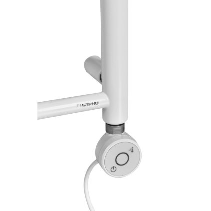 Sapho, tijă de încălzire WICHER cu termostat, 300 W, alb, 600.202.4