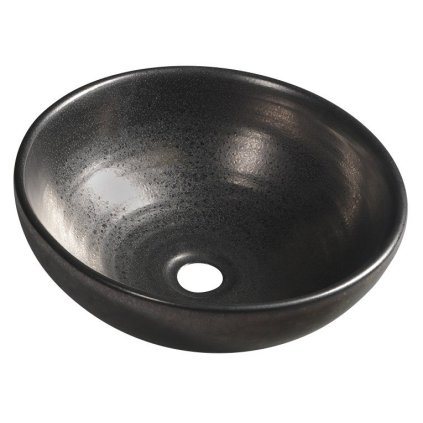 Sapho, chiuveta ceramica ATTILA, diametru 43cm, cupru metalic, DK010