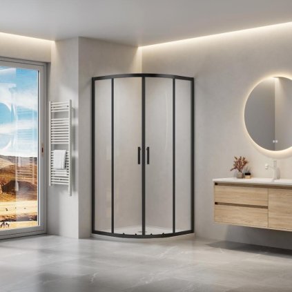 ERGA PEORIA BLACK SHOWER CABINE 1