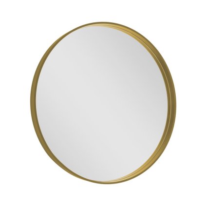 Sapho, oglinda rotunda NOTION in cadru, ø 60cm, mat auriu, NT600G