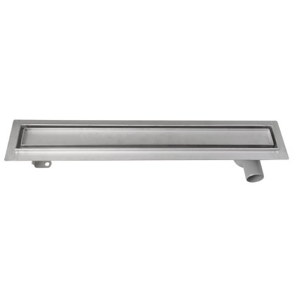 Aqualine, scurgere de pardoseală din oțel inoxidabil PAVINO cu grilă pentru gresie, L-760, DN50, 2710-80