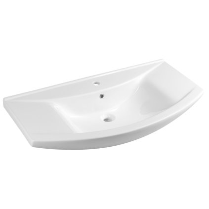 532231 aqualine zero 97 keramicke umyvadlo nabytkove 97x51cm biela 6095