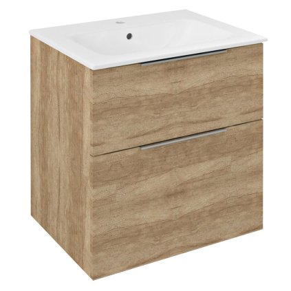 Sapho, dulap lavoar CIRASA 59,2x64x46cm, stejar Alabama, CR601-2222