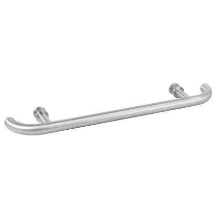 Sapho, mâner ușă HANDICAP 700mm, covoraș din oțel inoxidabil, XH574