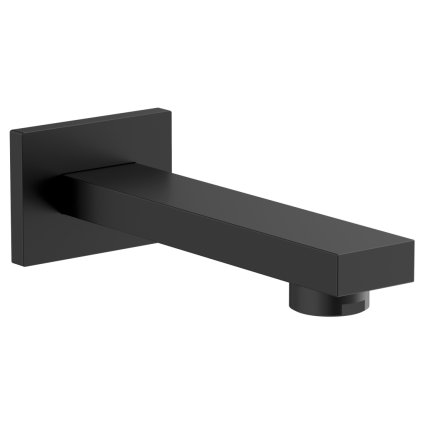 Sapho, gura de perete, 160 mm, negru mat, BO412