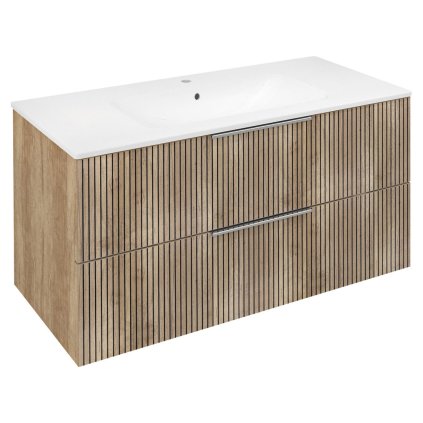 Sapho, dulap lavoar CIRASA 99,8x52x46cm, stejar alabama strip, CR100-2322