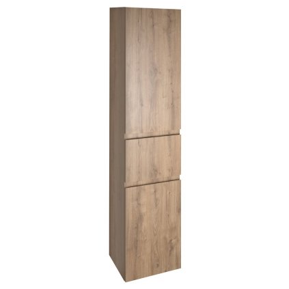 Aqualine, dulap înalt ALTAIR cu coș 40x184x31cm, stejar emporio, AI485L