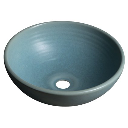 Sapho, chiuveta ceramica ATTILA, diametru 43cm, turcoaz, DK018