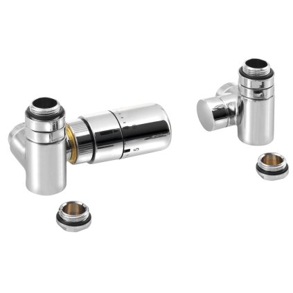 Sapho, set de conexiune pentru vană termostatică CORNER COMBI, stânga, crom, CP3021S