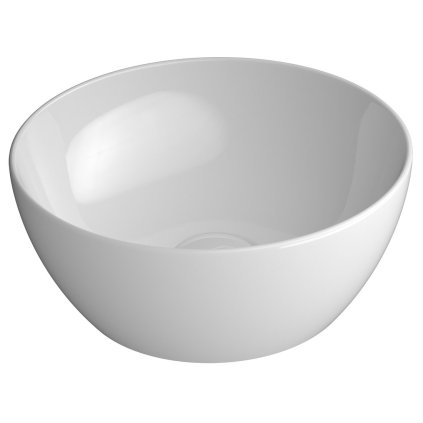 GSI, chiuveta de blat ceramica PURA, diametru 32 cm, alb ExtraGlaze, 885411