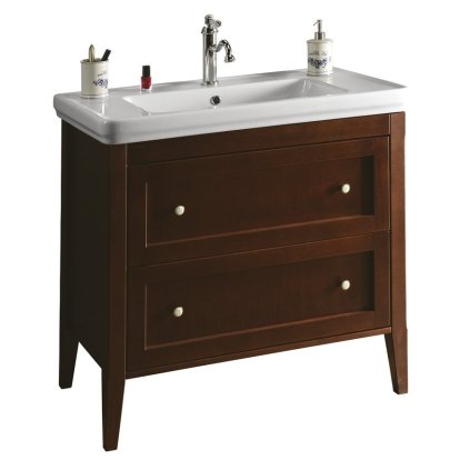 Sapho, dulap lavoar CROSS 85x81x47cm, 2x sertare, fag, CR391