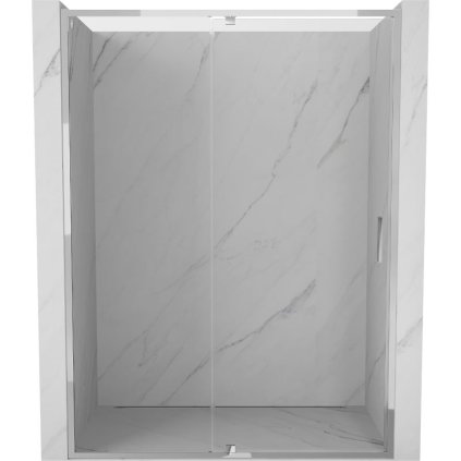 529714 11 mexen exo 1 kridlove dvere do otvoru 150x200 cm 6mm cire sklo chromovy profil 819 150 000 01 00