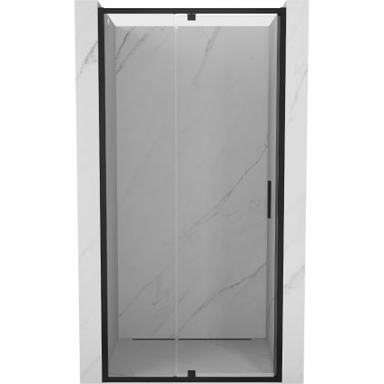 Mexen Exo, usa cu 1 canat pentru deschidere 90x200 cm, sticla transparenta 6mm, profil negru, 819-090-000-70-00