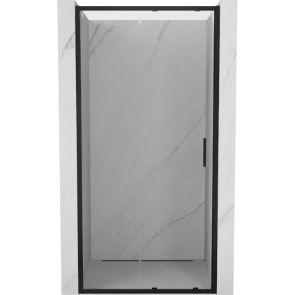 529357 mexen exo posuvne dvere do otvoru 100x200 cm 6mm cire sklo cierny profil 8151 100 000 70 00