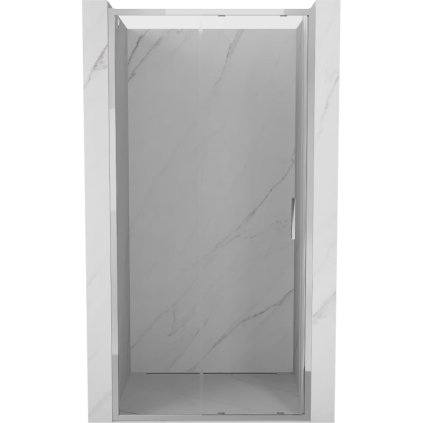 529312 11 mexen exo posuvne dvere do otvoru 100x200 cm 6mm cire sklo chromovy profil 8151 100 000 01 00