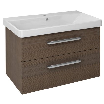 Sapho, THEIA Dulap pentru lavoar 75,6x50x44,2cm, 2x sertare, pin rustic, TH080-1616