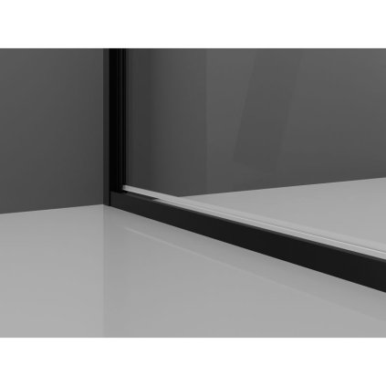 534385 mexen exo sprchovaci kut s kridlovymi dverami 100 x 75 cm 6mm cire sklo cierny profil 817 100 075 70 00