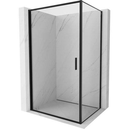 534433 3 mexen exo sprchovaci kut s kridlovymi dverami 80 x 90 cm 6mm cire sklo cierny profil 817 080 090 70 00