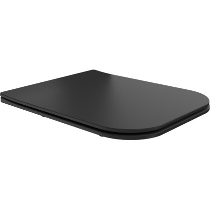 Mexen, placa Mexen Madox wolnoopadająca slim, duroplast, mat negru - 39154085