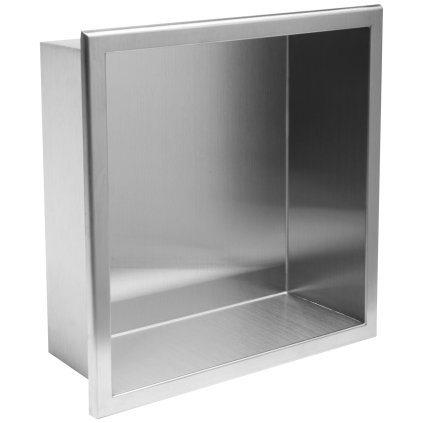 536257 rea kupelnova polica na zapustenie 30x30 cm brusena ocel rea 05600