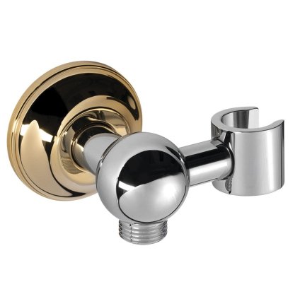 Sapho, ANTEA Suport dus, cu gura de scurgere, crom/auriu, 981R2